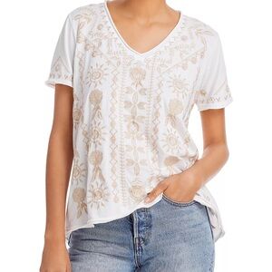 Johnny Was Size M Boho embroidered shirt